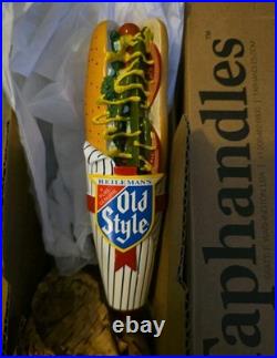 Very Rare Old Style Vienna Beef Hot Dog Tap Handle Brand New 6.5 Short Version