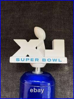 Very Rare Promo? New Bud Light Super Bowllx60 Football Beer Tap Handle Lqqk