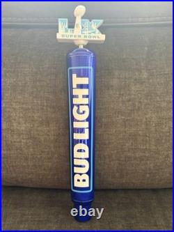 Very Rare Promo? New Bud Light Super Bowllx60 Football Beer Tap Handle Lqqk