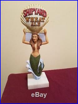 Very Rare Shipyard Wheat Ale Mermaid Tap Handle Sexy Girl Excellent Shape