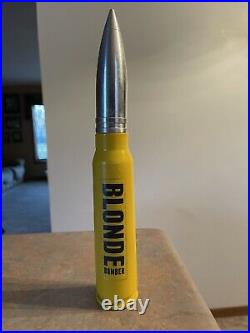 Veteran Beer Company Blonde Bomber Torpedo Tap Handle 11 Inches Tall