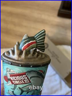 Vicious Circle amber ale fishtail beer tap handle? New In Box Rare