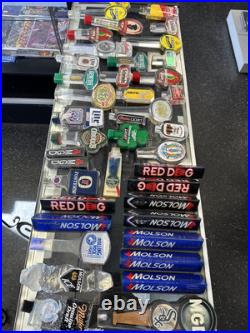 Vintage Acrylic Beer Tap Handles And Pourer Lot Set! 42 Total Taps Wow