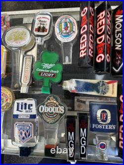 Vintage Acrylic Beer Tap Handles And Pourer Lot Set! 42 Total Taps Wow