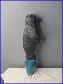 Vintage Alaska Beer Bear Tap Handle 1970's Man Cave Decor VERY RARE