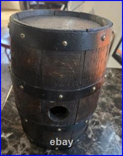 Vintage Antique Wood / Iron Bound Antique Keg
