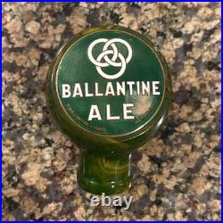 Vintage Ballantine Ale Beer Ball Knob Tap Handle 1940's Newark, NY