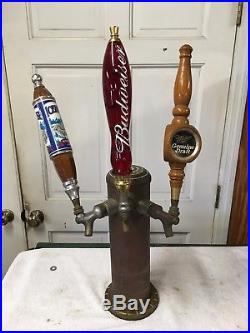 Vintage Beer Tap with Handles Lot of 3