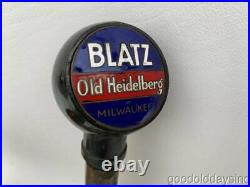 Vintage Blatz Beer Tap Handle with Brass Spigot Tap Faucet Old Heidelberg