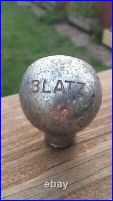 Vintage Blatz Red Ball Knob Tap Handle 1930's Milwaukee, WI