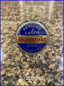 Vintage Braumeister Beer Ball Knob Tap Handle 1930's Milwaukee, WI