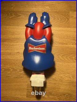 Vintage BudMan Budweiser Budman Super Hero Beer Tap Handle Craft Collectible VTG