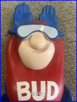 Vintage Bud Man Beer Tap Handle Great Condition C Pics