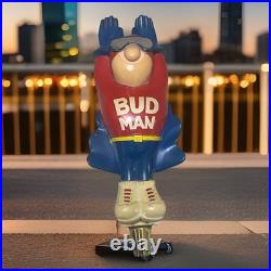 Vintage Budweiser Bud Man Beer Tap Handle In Great Condition