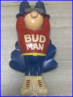 Vintage Budweiser Bud Man Beer Tap Handle In Great Condition