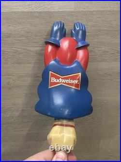 Vintage Budweiser Bud Man Beer Tap Handle In Great Condition