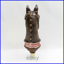 Vintage Budweiser Clydesdale Horse Rare Beauty 9 Draft Beer Keg Bar Tap Handle