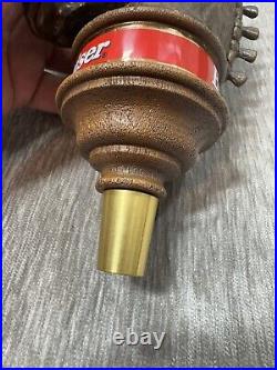 Vintage Budweiser Clydesdale Horse Tap Handle Head Beer Bar Mancave COMPLETE