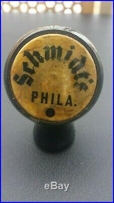 Vintage C. Schmidt's Beer Ball Knob Tap Handle Late 1930's Philadelphia, PA