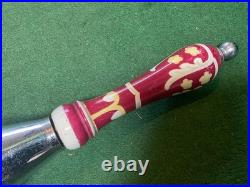 Vintage Caskell & Chambers Beer Tap Porcelain HandleHeavy Bronze 1959