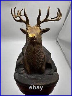 Vintage Collectible Anheuser Busch Elk Mountain Amber Ale Tap Handle Elk Head