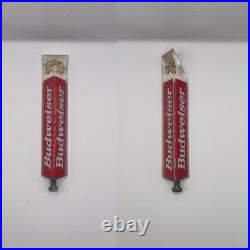 Vintage Collection Budweiser beer tap handles. Pre Owned. 5 Items