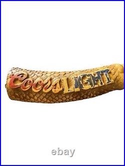Vintage Coors Light Rattler Beer Tap Handle