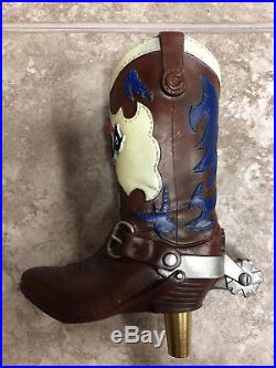 Vintage Coors Original Cowboy Boot Beer Tap Handle Western Rodeo