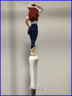 Vintage Elk Grove WRANGLER RED RARE Full 3D Figural Tap Handle NEW Condition