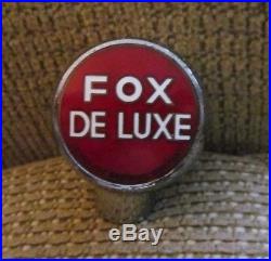 Vintage Fox Deluxe Ball Tap Knob / Handle Peter Fox Brewing Co Chicago IL