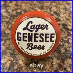 Vintage Genesee Lager Beer Ball Knob Tap Handle 1930'S Bakelite Rochester NY