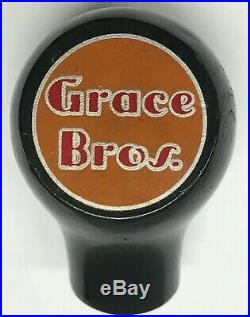 Vintage Grace Bros Wood (brothers) Brewing Company Tap Handle Rare