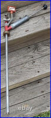 Vintage Hamms Beer Superior Beer Advertising Pump Tap Handle w Enamel Emblem