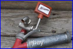 Vintage Hamms Beer Superior Beer Advertising Pump Tap Handle w Enamel Emblem