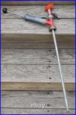 Vintage Hamms Beer Superior Beer Advertising Pump Tap Handle w Enamel Emblem