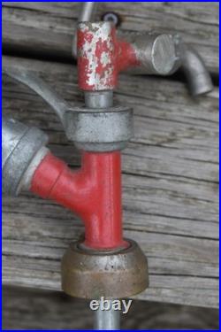 Vintage Hamms Beer Superior Beer Advertising Pump Tap Handle w Enamel Emblem