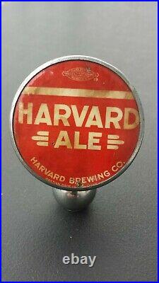 Vintage Harvard Ale Beer Ball Knob Tap Handle 1940's Lowell, Massachusetts