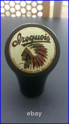 Vintage Iroquois Beer Ball Knob Tap Handle Late 1930's Buffalo, New York
