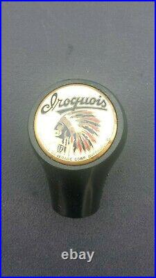Vintage Iroquois Beer Ball Knob Tap Handle Late 1930's Buffalo, New York