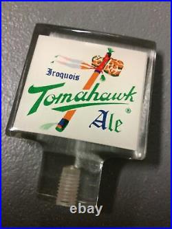 Vintage Iroquois Tomahawk Ale Beer Tap Handle Buffalo New York