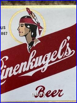 Vintage Leinenkuegel's Leinie's Lucite Acrylic Clear Beer Tap Handle Rare
