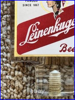 Vintage Leinenkuegel's Leinie's Lucite Acrylic Clear Beer Tap Handle Rare