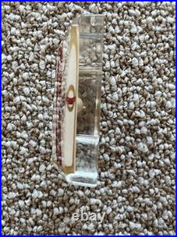 Vintage Leinenkuegel's Leinie's Lucite Acrylic Clear Beer Tap Handle Rare