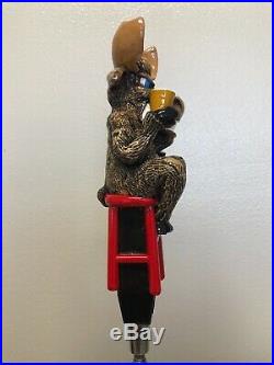 Vintage Main Str. Brewery BLUE EYED MOOSE Full 3D Tap Handle RARE/NEW condition