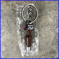 Vintage Michelob Light Skiing Beer 10 Tap Handle Wooden Markers withBox