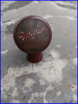 Vintage Miller High Life Bakelite Tap Handle, Rat Rod Shift Knob