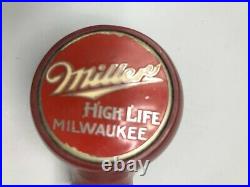 Vintage Miller High Life Beer Tap Tapper Knob / Handle Milwaukee Wi