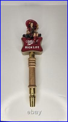 Vintage Miller High Life Tap Handle Girl on the Moon