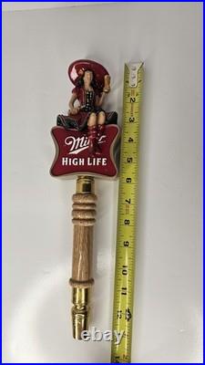 Vintage Miller High Life Tap Handle Girl on the Moon