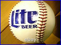 Vintage Miller Lite Beer Illuminated Sign & Lite Beer Tap Handle. NICE